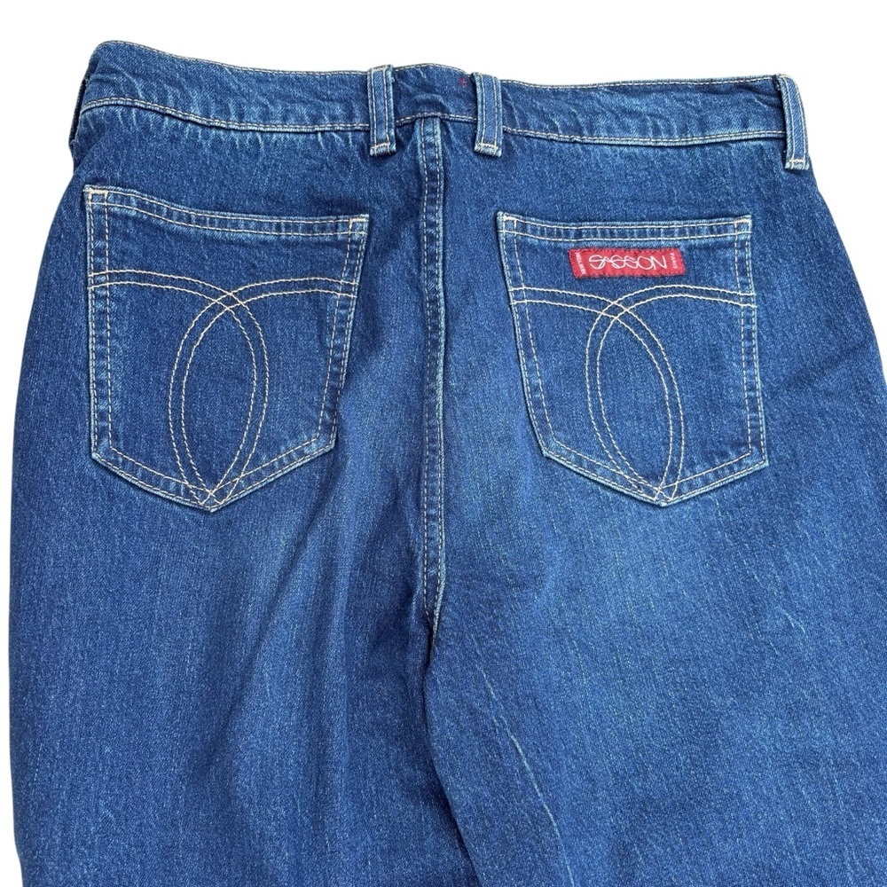 Johnny Was Sàsson Womens Jeans Sz 27 Medium Wash Wide Leg Flare Denim NWT retro - Picture 5 of 11